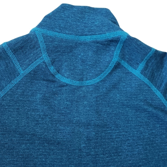 MEC T2 Long-Sleeved Zip-T - Women's base layer blue size small - Picture 5 of 13